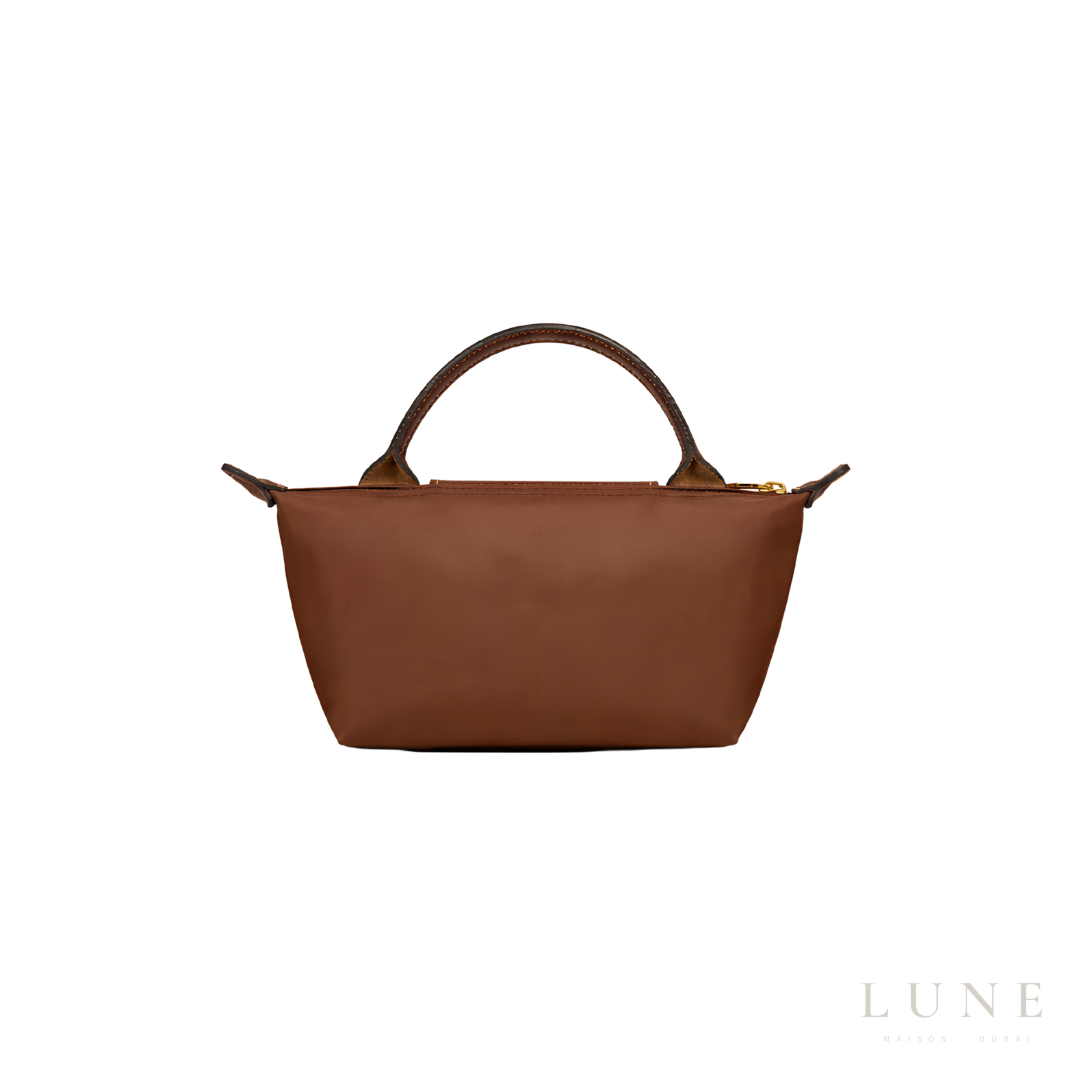 Longchamp Le Pliage Original Pouch – Light Brown - View 4