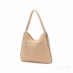 Chanel Maxi Hobo - Peach Lambskin