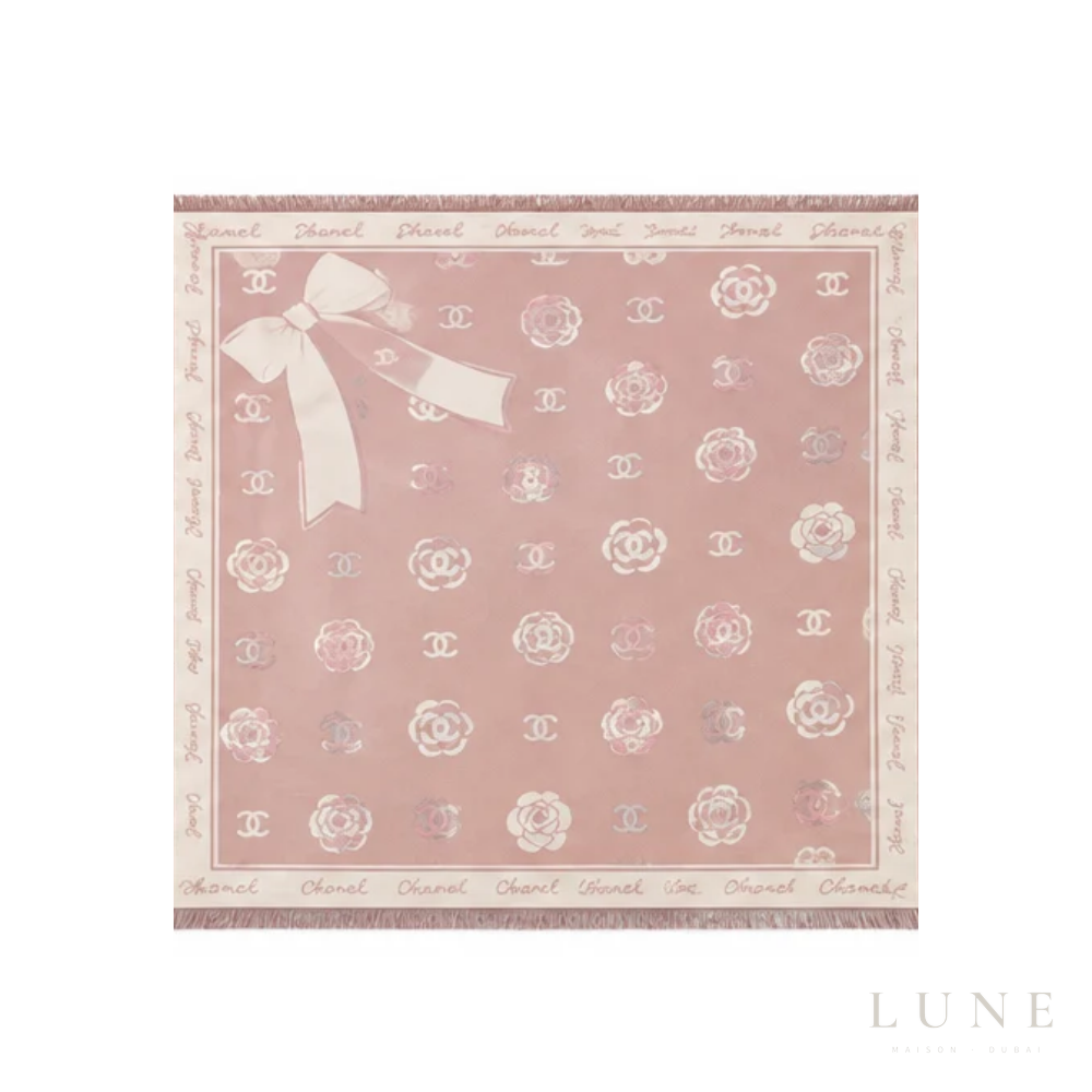 Chanel | Camellia Grid CC Logo Pink - View 1