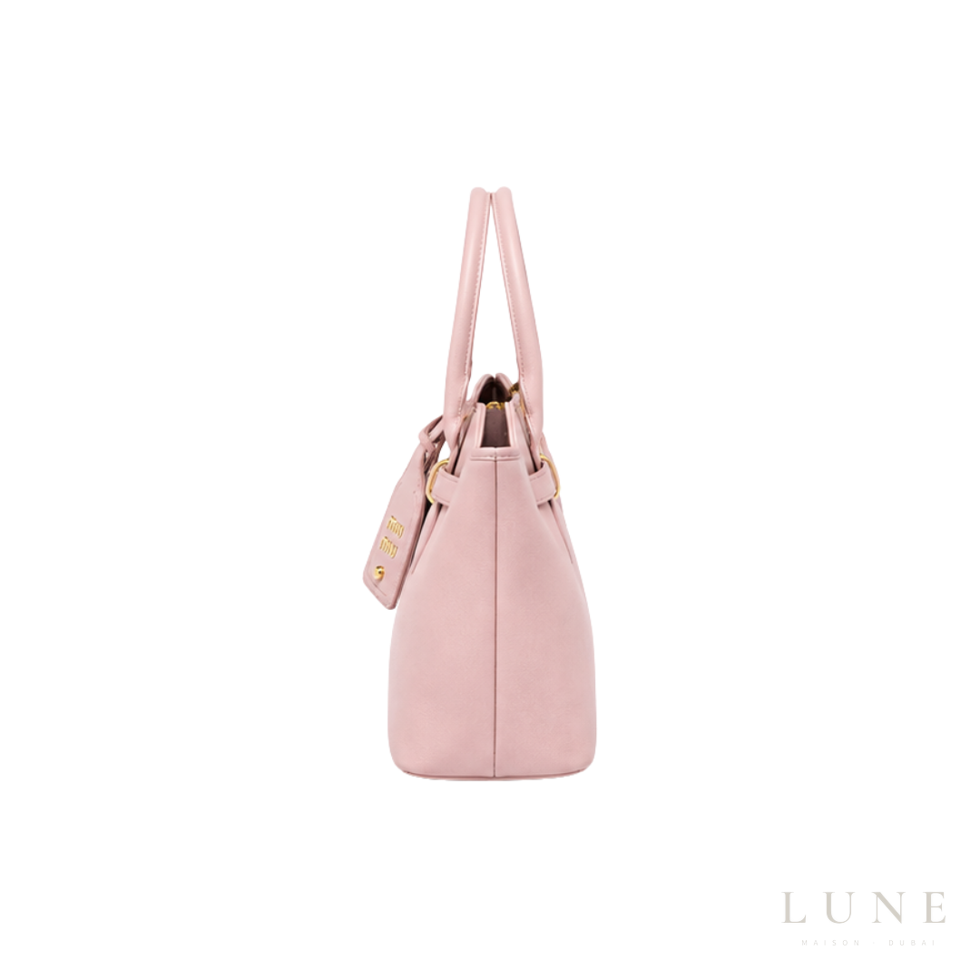 Miu Miu Aventure Nappa Leather Handbag – Light Pink - View 3