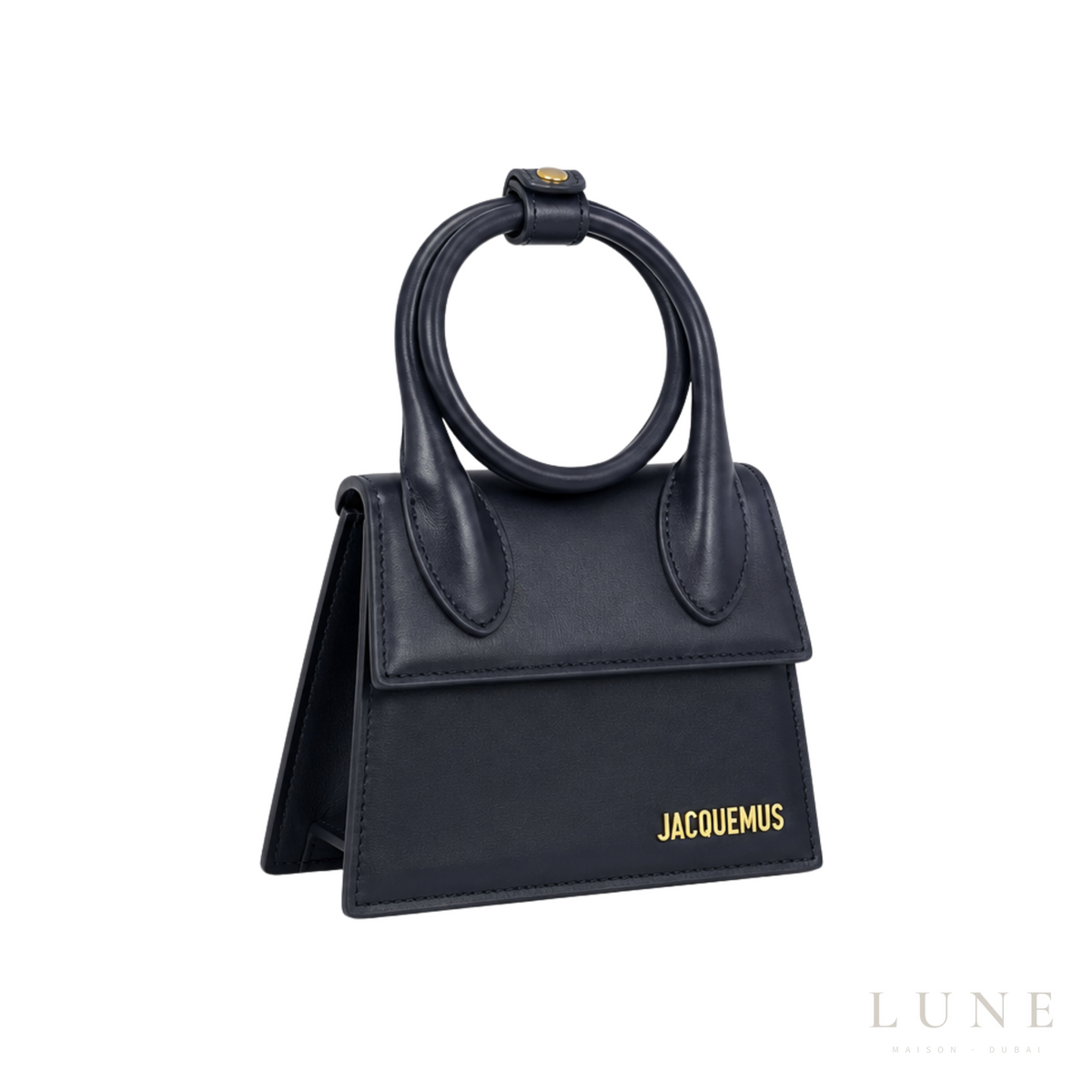Jacquemus Le Chiquito Noeud Navy Blue