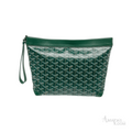 Goyard Pouch | Conti Pouch Green