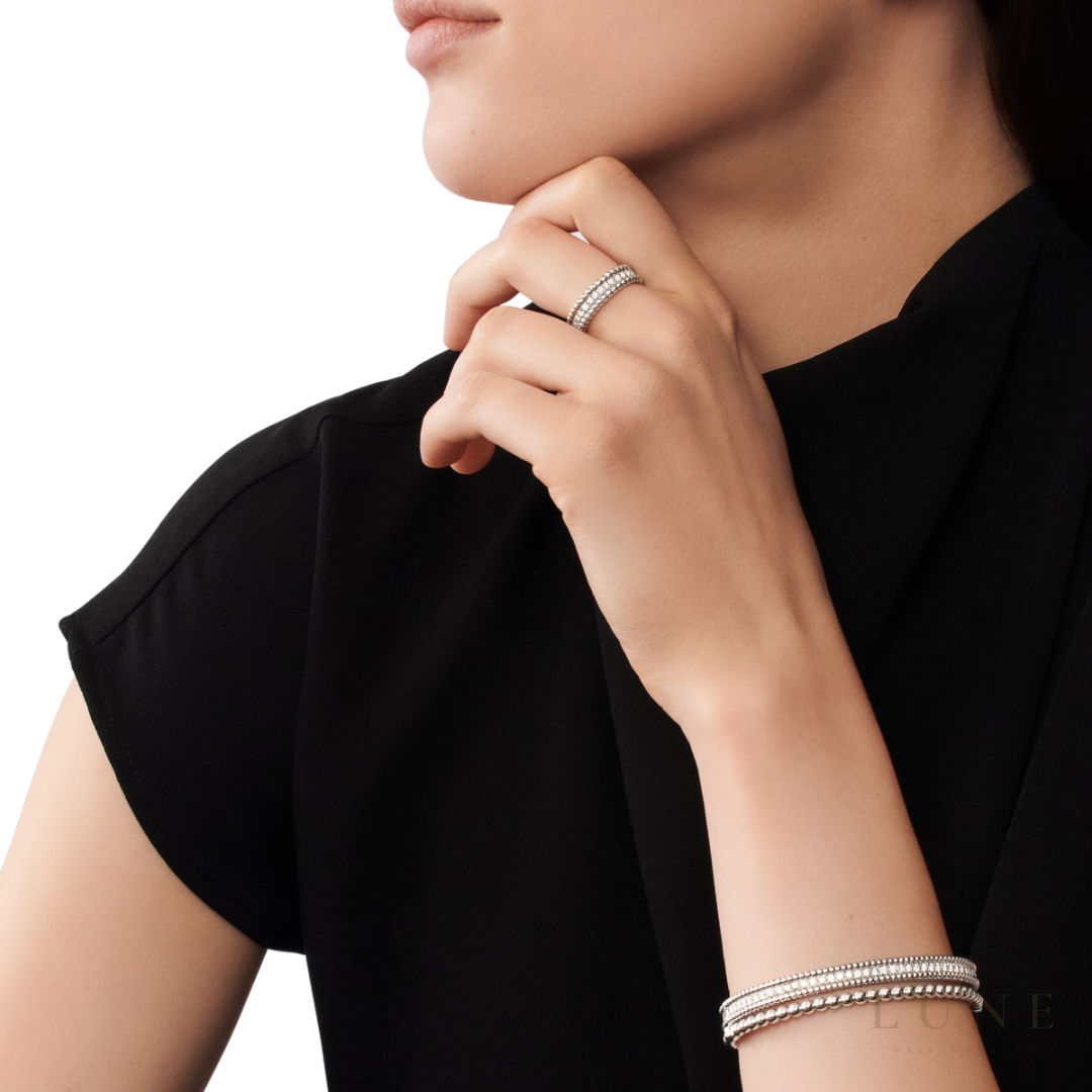 Van Cleef Perlée Diamonds Set
