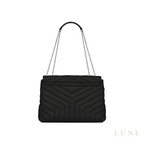 Saint Laurent Loulou Black Silver