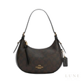 Coach Kleo Hobo Signature Canvas Chestnut Beige