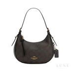 Coach Kleo Hobo Signature Canvas Chestnut Beige