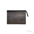 Goyard Pattern Clutch – Grey - View 1