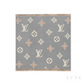 Louis Vuitton Monogram Check Scarf – Grey