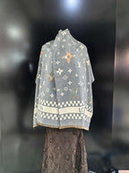 Louis Vuitton | Scarf Wild At Heart Slate Grey - View 5