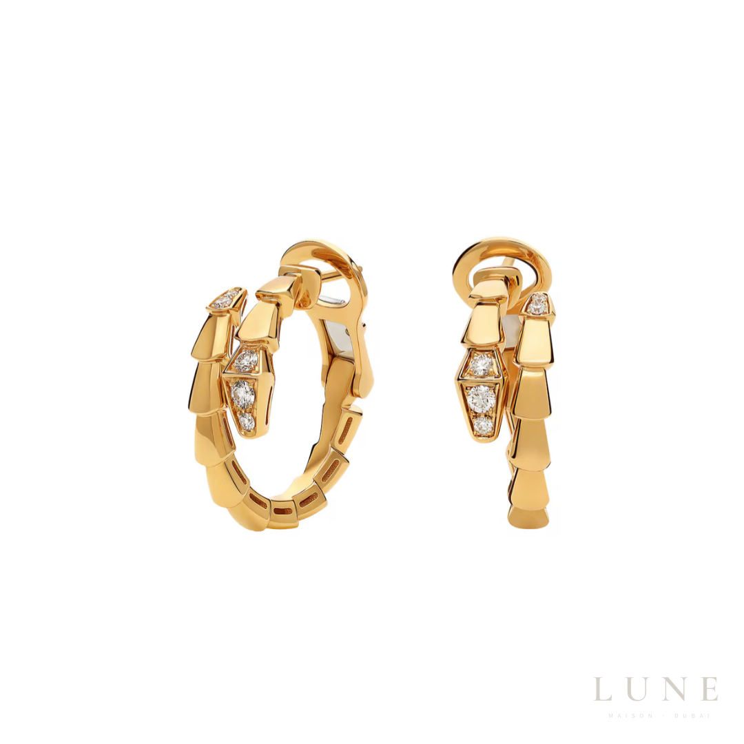 Bvlgari Yellow Gold and Diamond Serpenti Viper