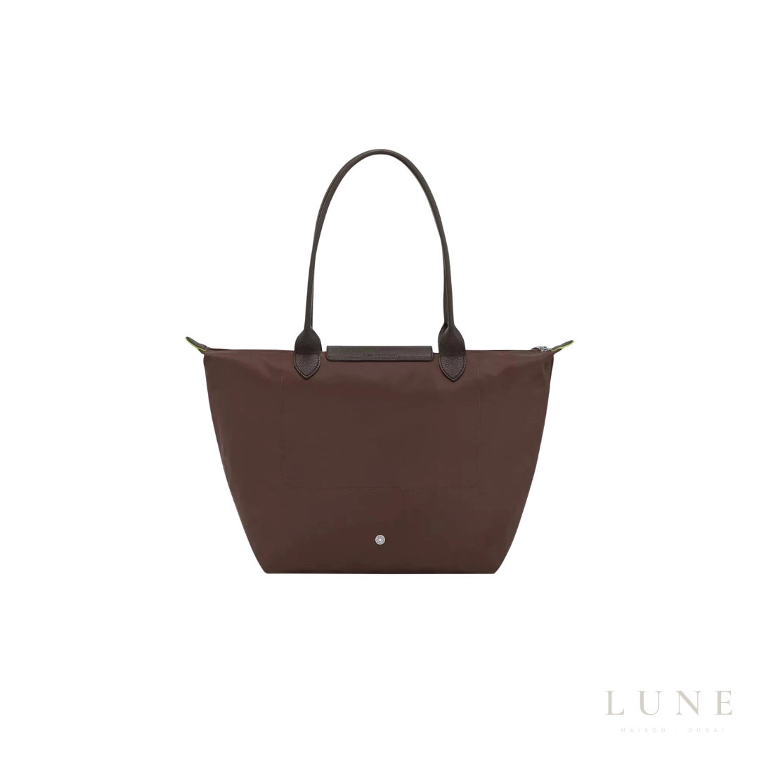 Longchamp Le Pliage Green Shoulder Tote – Mocha Brown - View 3