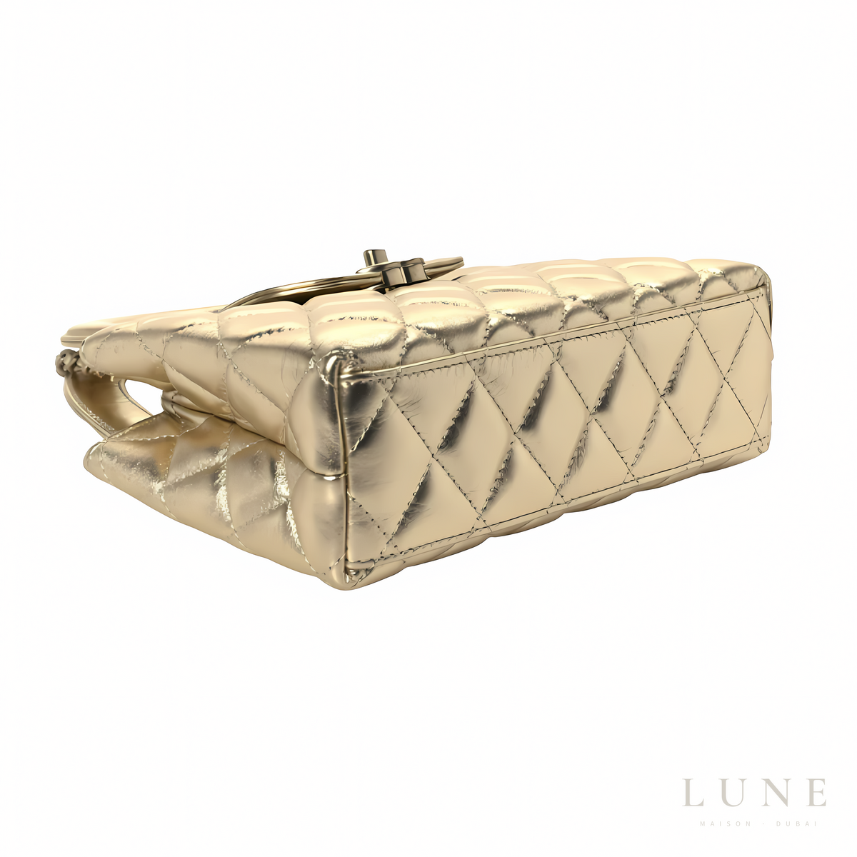 Chanel Small Kelly Shopper Metallic Gold