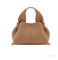 Polène Numéro Neuf Mini Textured Taupe Leather