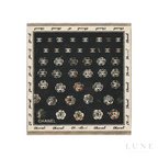 Chanel | Scarf Camellia Grid CC Logo Black - View 1