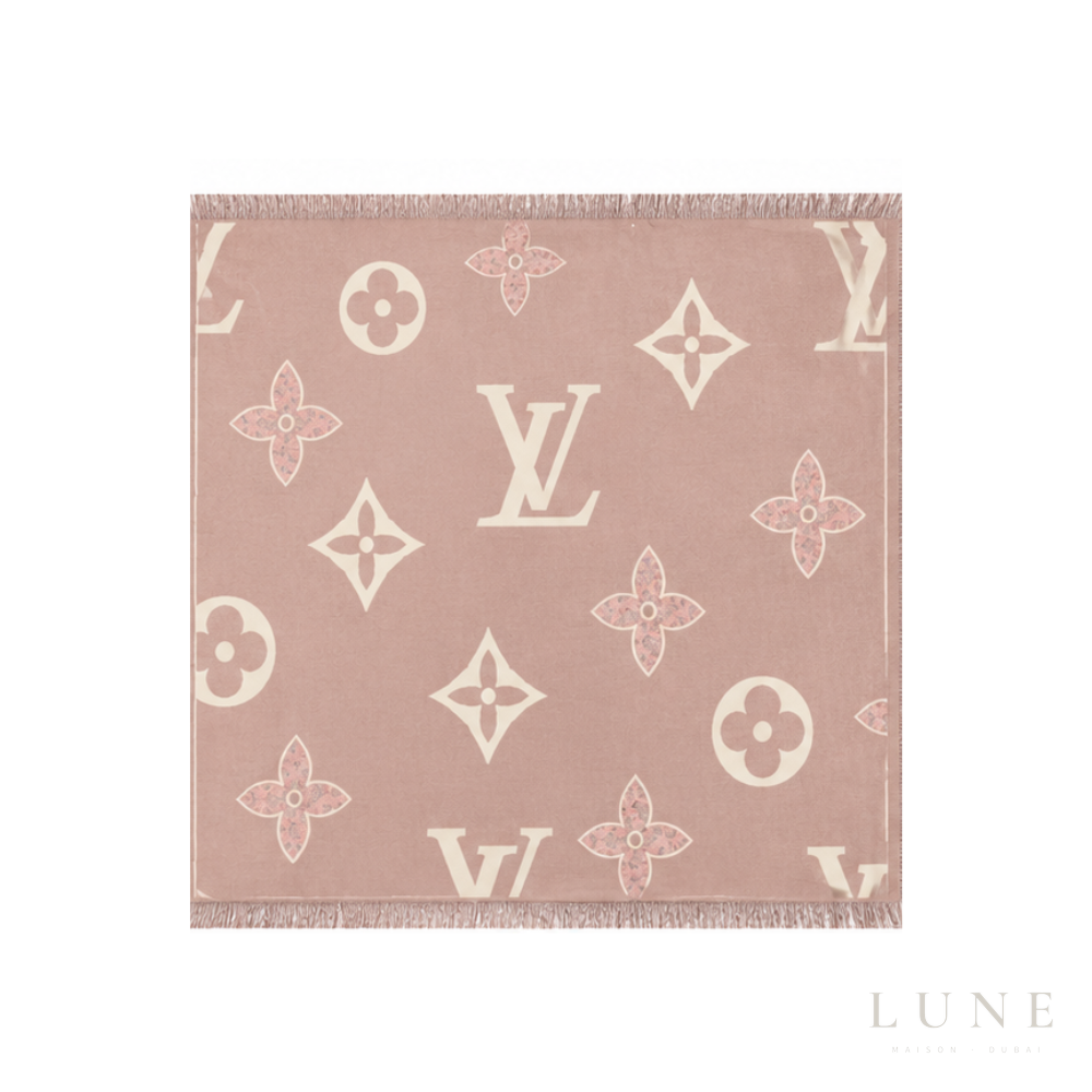 Louis Vuitton Monogram Graphic Scarf – Pink