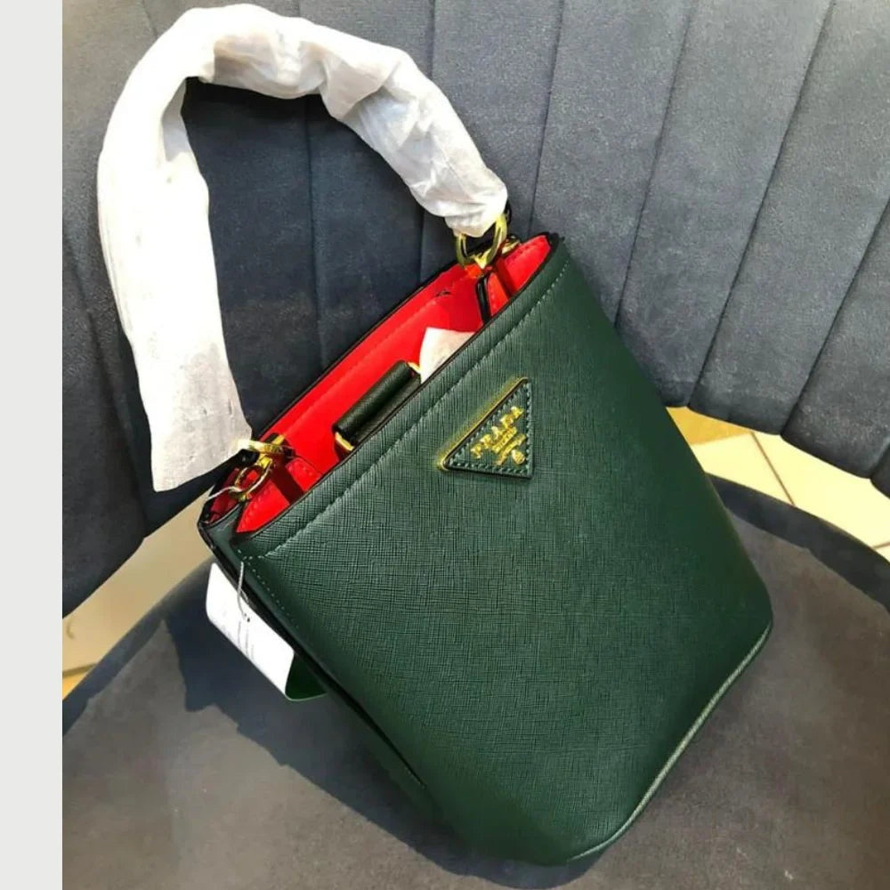 Small Saffiano Panier Bag