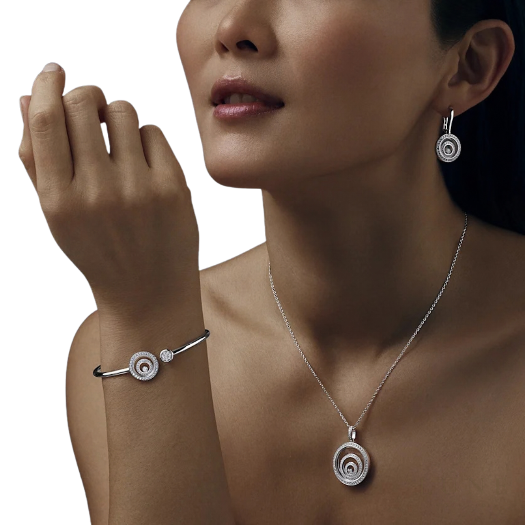 Chopard Happy Spirit White Gold Set