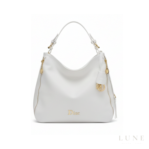 Dior Voyage Bag White Leather