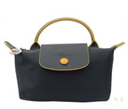 Longchamp Bag – Dark Grey & Yellow - View 1