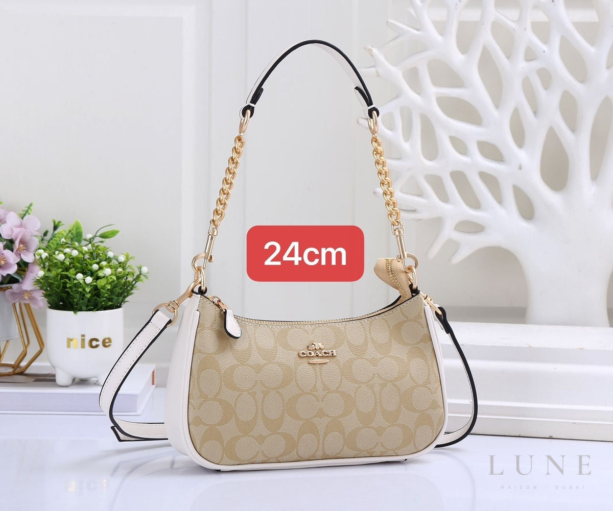 Coach Teri Shoulder Bag in Signature Canvas - View 5