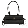 Chanel Bag | Grained Calfskin Stitched Urban Essentials Small Shopping Bag – Black