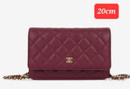 Chanel Bag | Wallet on Chain (WOC)Colour – Burgundy – Raspberry