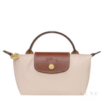 Longchamp Bag – Brown with Leather Trim - View 1