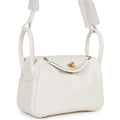Hermès | Mini Lindy White Swift