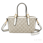 Gucci Bag | GG Emblem Mini Bag – Beige – White