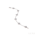 Van Cleef Rose Gold White Bracelet