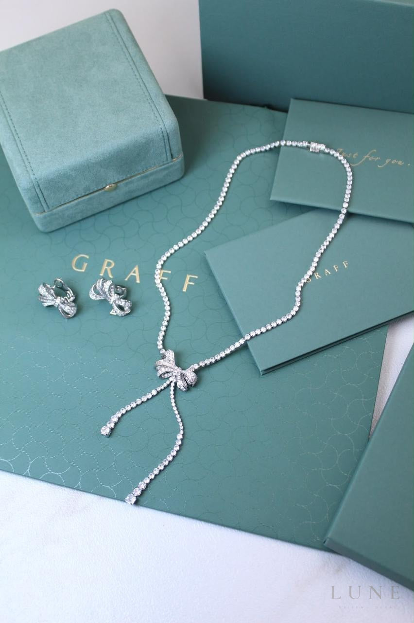 Graff Tilda’s Bow Set White/Silver