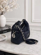 Dior Bag | Diorstar Hobo Bag with Chain – Black Macrocannage