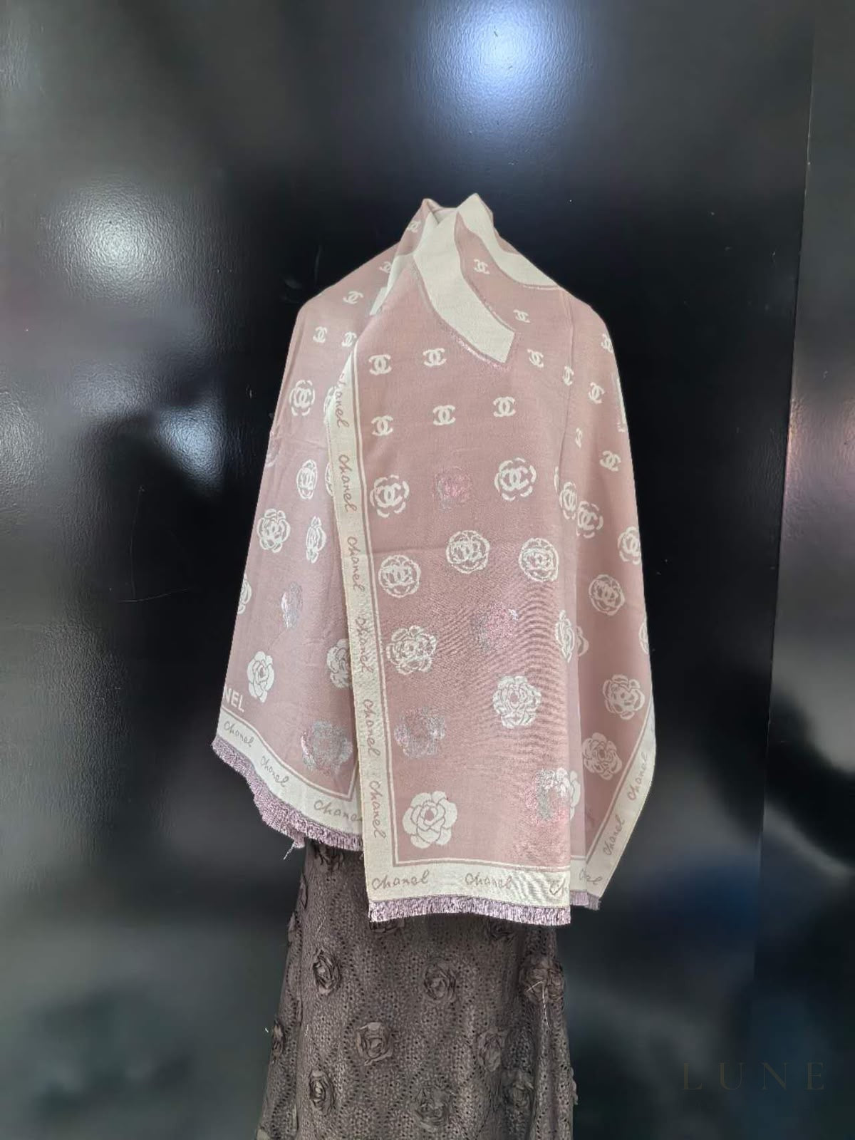 Chanel | Camellia Grid CC Logo Pink - View 5