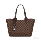 Louis Vuitton Damier Ebene Hampstead MM Tote Bag Brown Bag - Image 1