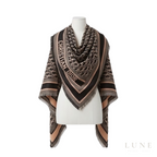 Dior Oblique Blanket Beige/Black Scarf