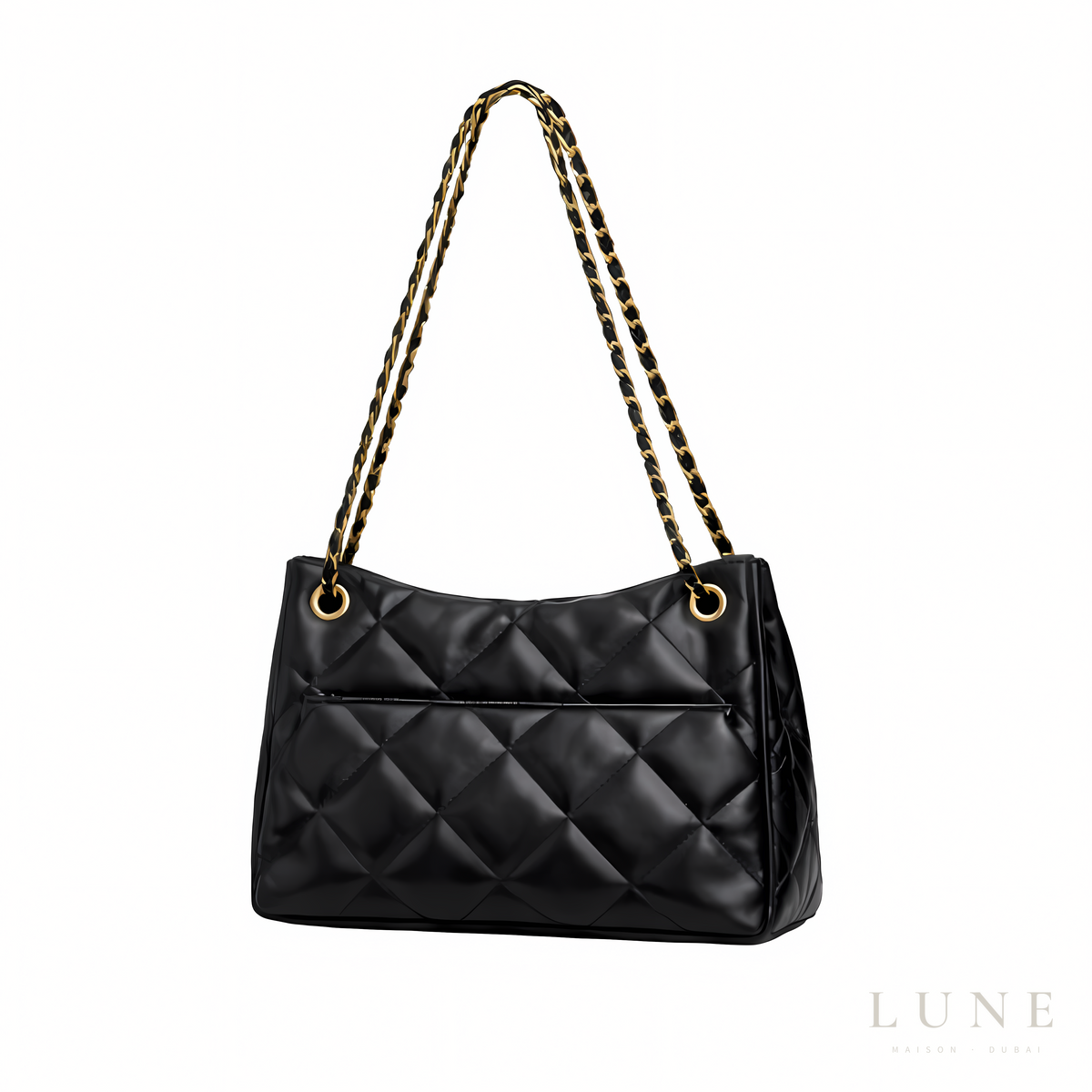 Chanel 25 Small Hobo Bag Suede Black