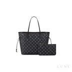 Louis Vuitton Neverfull Tote Bag – Black & Grey - View 1