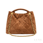 Chanel Bow Bag Brown