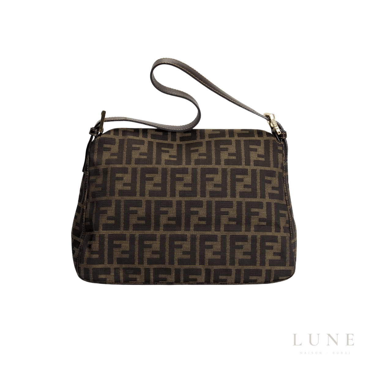 Fendi Zucca Mamma Baguette Shoulder Bag