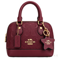 Coach Bag | Mini Sierra Satchel – Maroon – Wine Signature