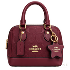 Coach Bag | Mini Sierra Satchel – Maroon – Wine Signature