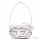 Diesel 1DR Leather Shoulder Bag – White - View 1
