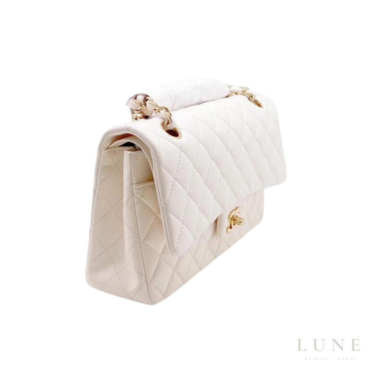 Chanel Classic Flap Bag White