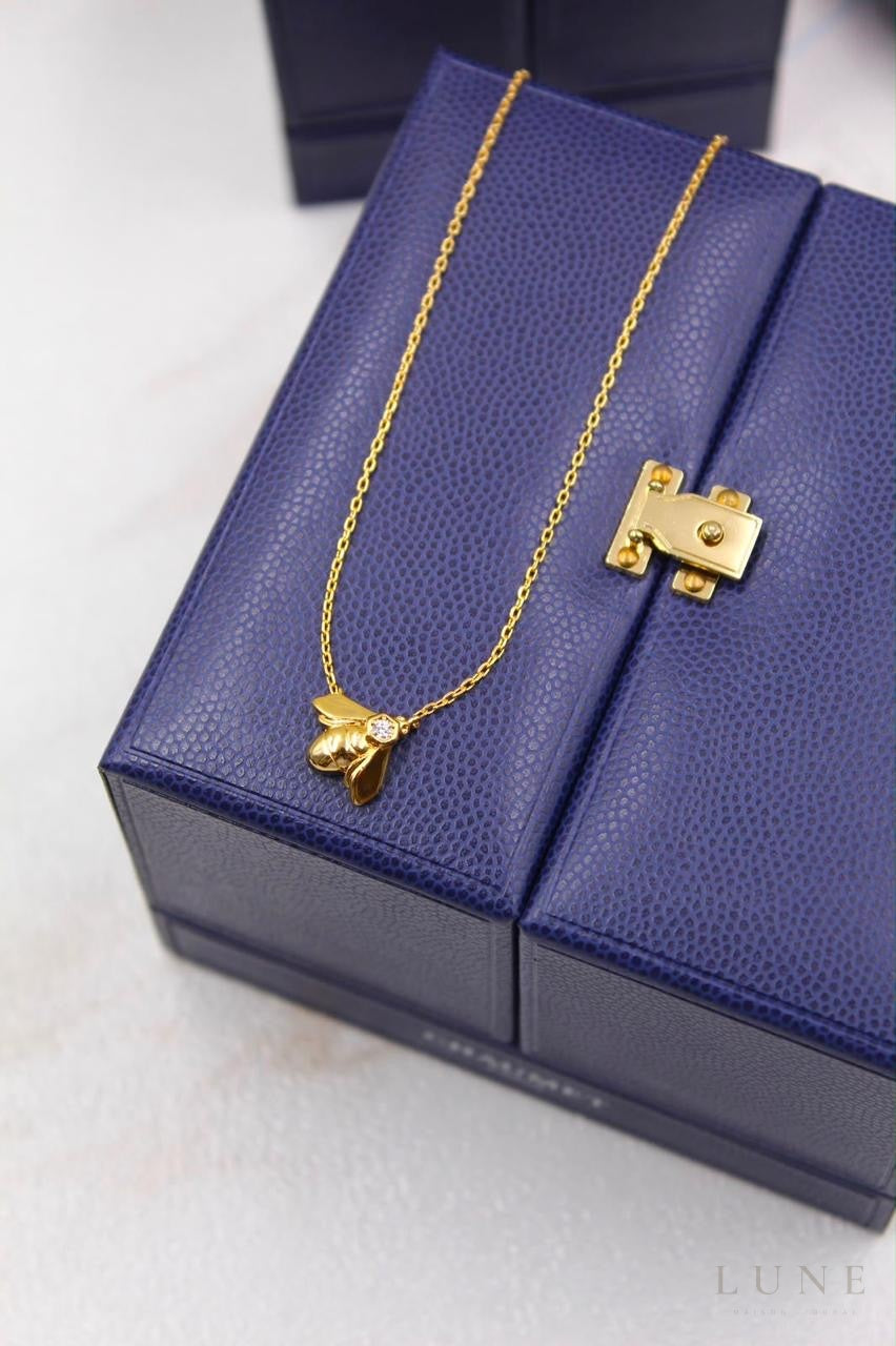 Chaumet Yellow Gold and Diamond Bee de Chaumet