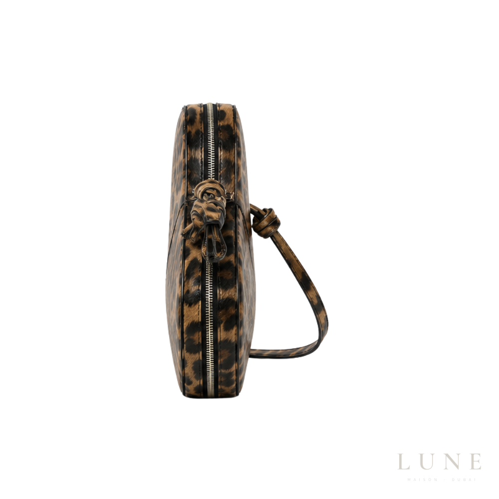 Alaïa Le Cœur Calfskin Bag – Leopard