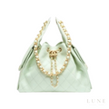 Chanel 25 Small Handbag – Light Green Gold - View 1