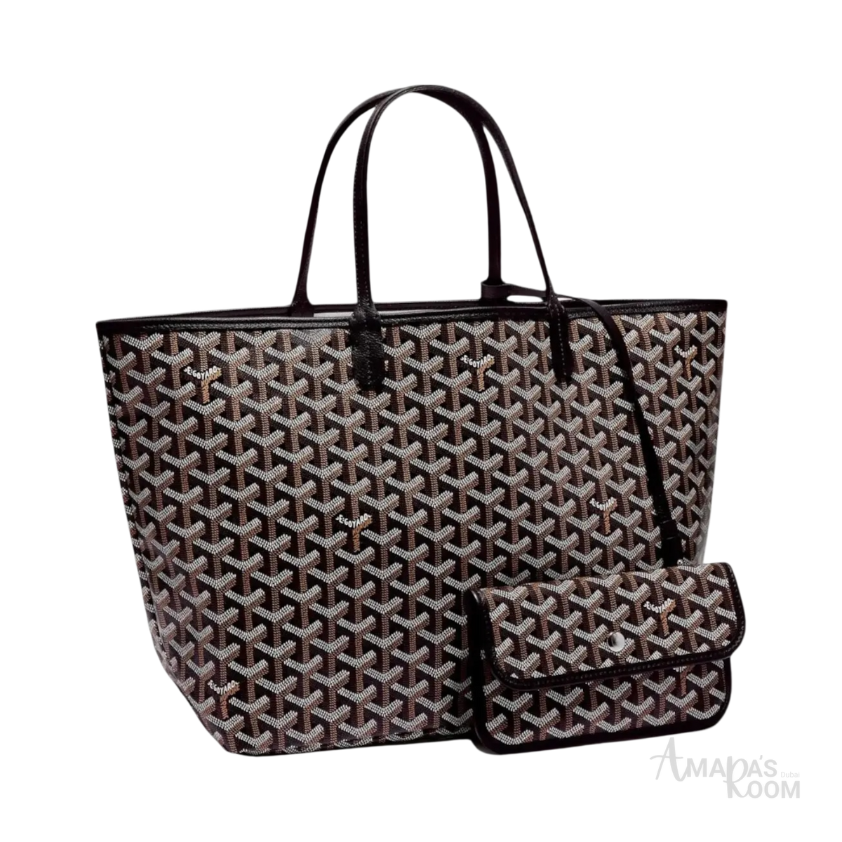 Goyard Saint Louis Tote Bag PM – Black - View 1
