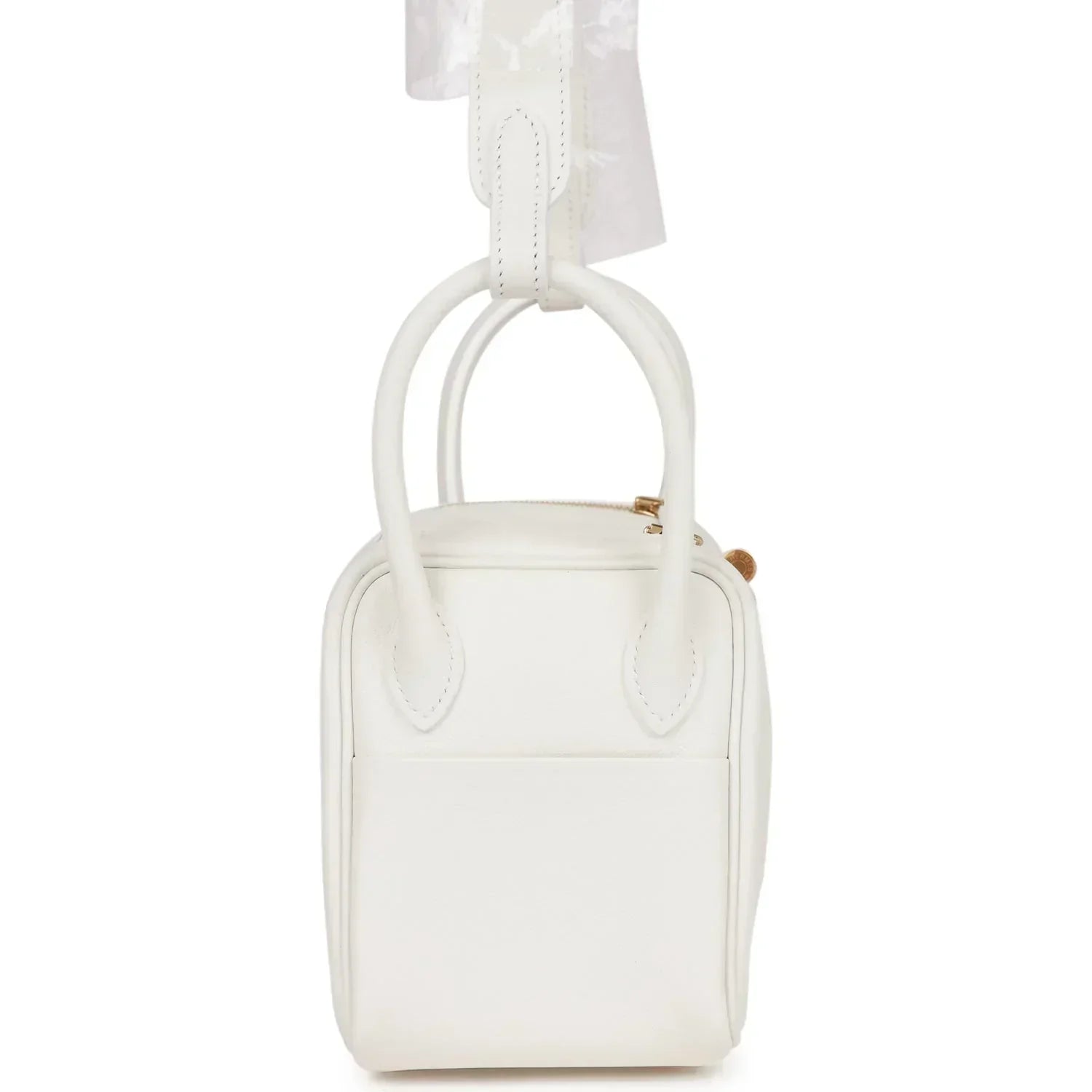 Hermès | Mini Lindy White Swift