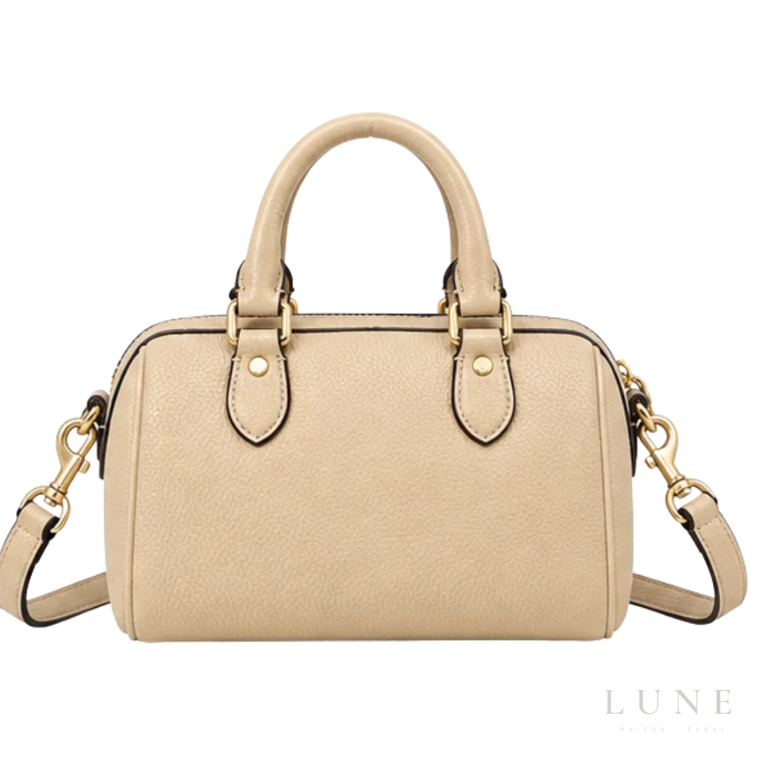 COACH Bag | Mini Rowan Satchel – Crossbody Bag – Beige – Cream