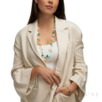 Van Cleef Gold Malachite Diamond Set